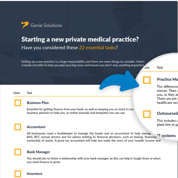 New to Private Practice Checklist