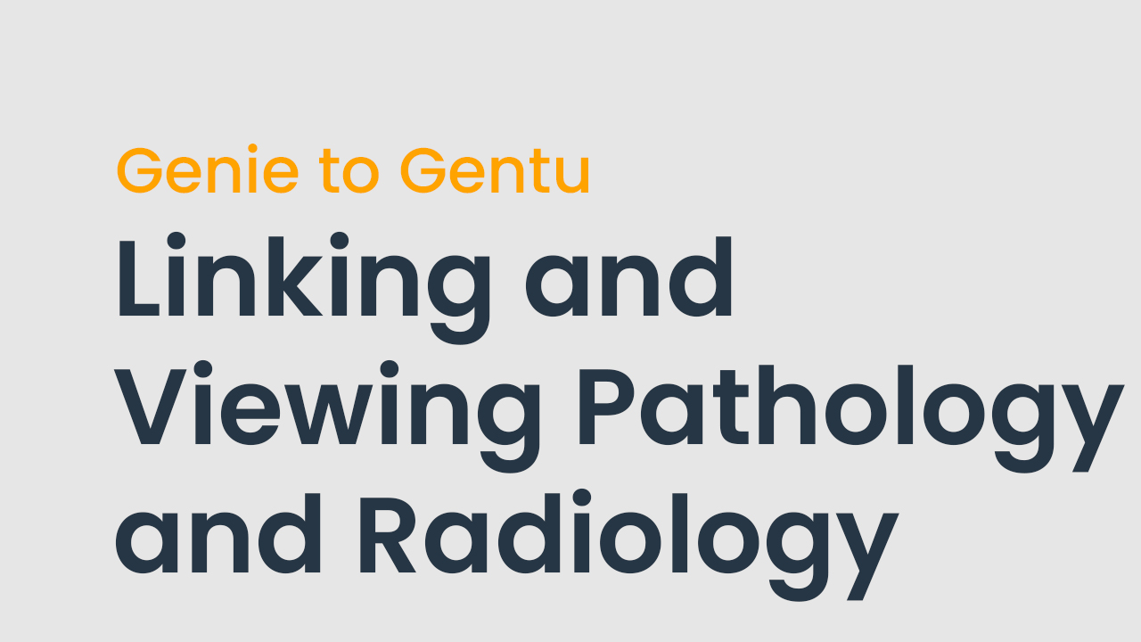 Linking and Viewing Pathology and Radiology