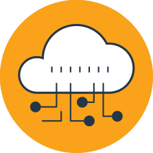 Data practice management cloud graphic